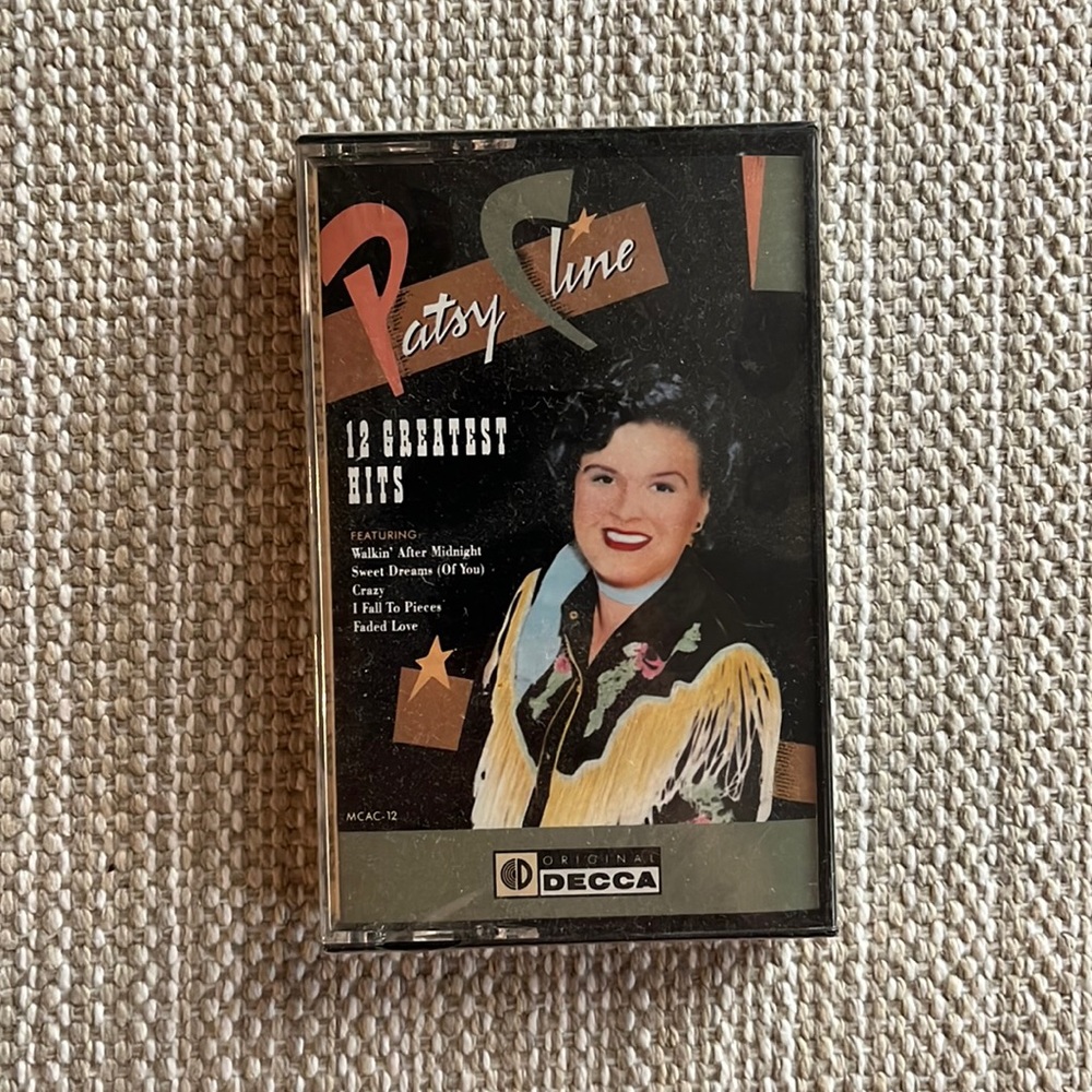 Unopened Patsy Cline Greatest Hits cassette tape